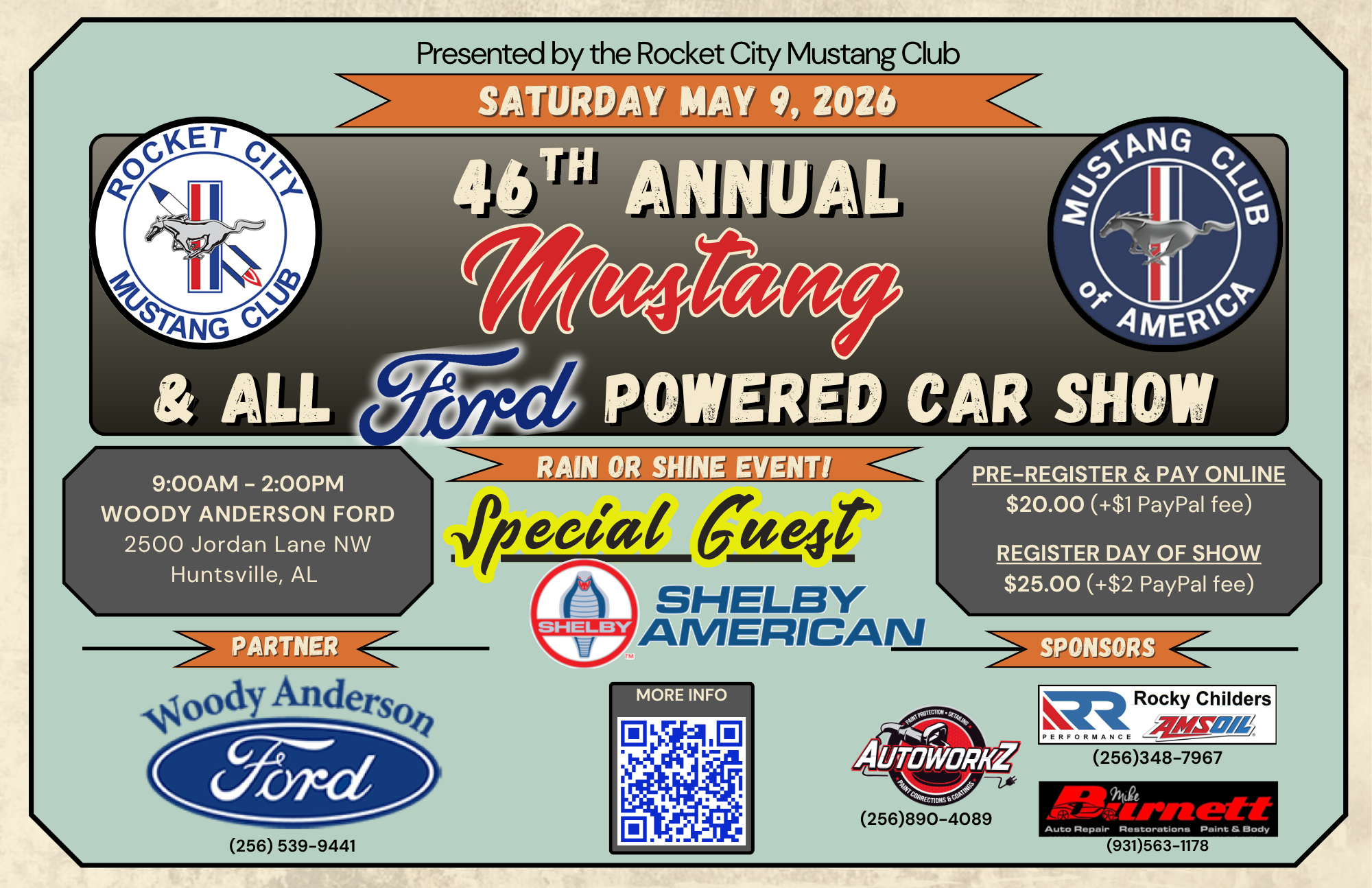 Rocket City Mustang 46th All-Ford Show